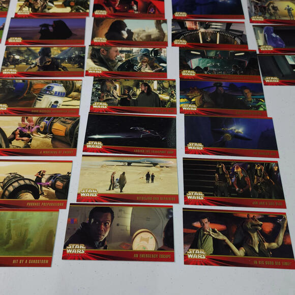 Star Wars Episode 1 Widevision Trading Cards Lot of 56 Topps 1999 - Picture 5 of 6